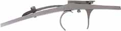 Double Lever Double Set Trigger,
straight front trigger,
wax cast, assembled